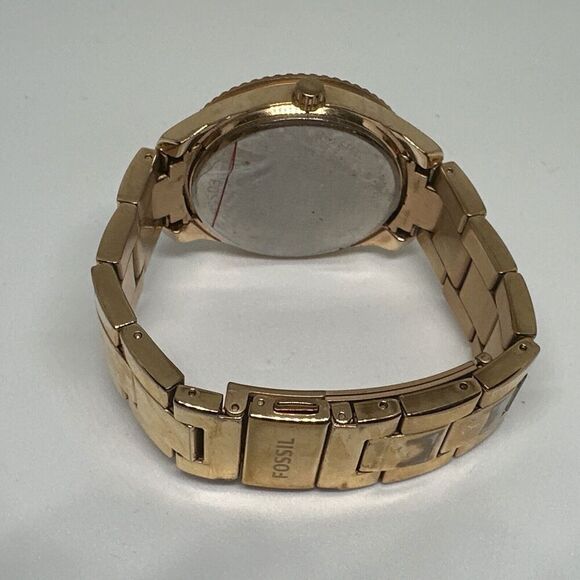 Fossil Stella ES3815 Women's Gold Stainless Steel Analog Dial Quartz Watch HME24 - Picture 10 of 11